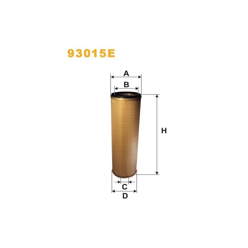 93015E Filtr Powietrza Wix