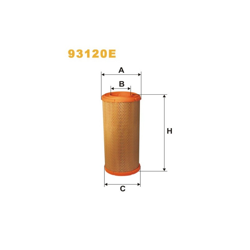 93120E Filtr Powietrza Wix