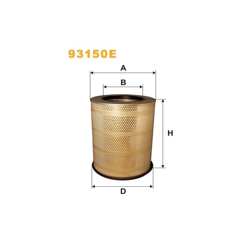 93150E Filtr Powietrza Wix