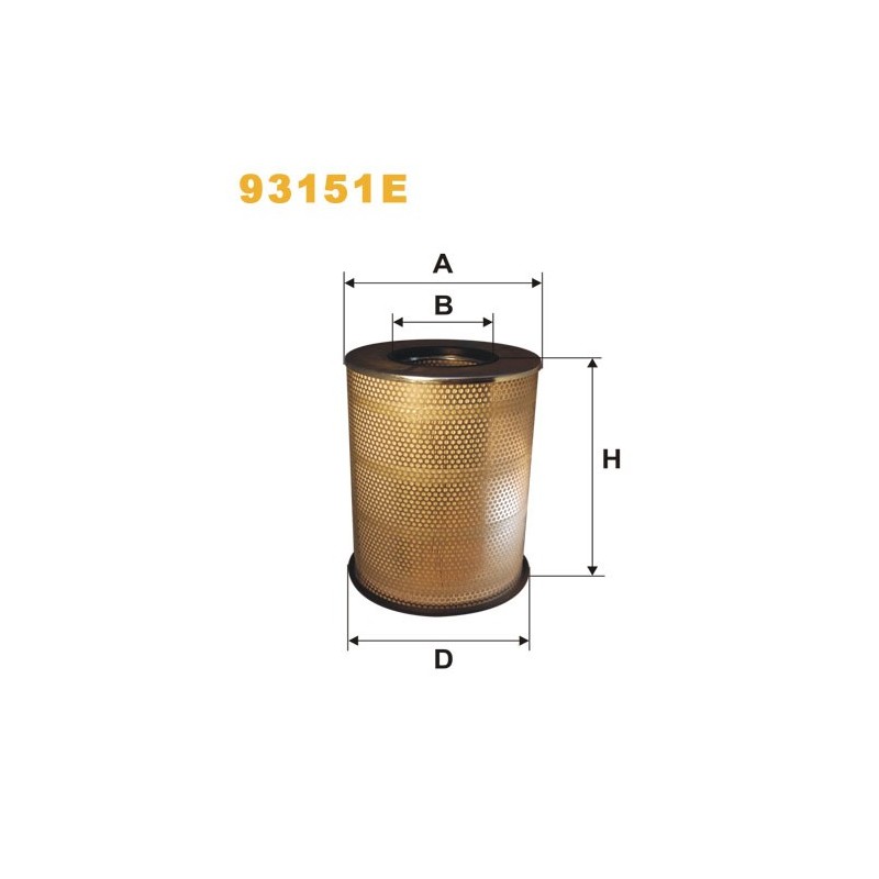 93151E Filtr Powietrza Wix