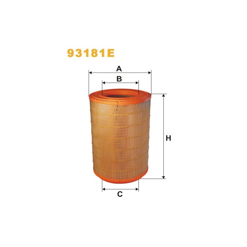 93181E Filtr Powietrza Wix