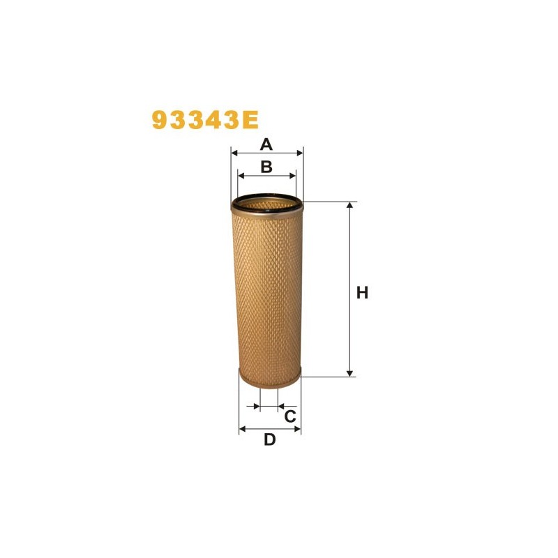 93343E Filtr Powietrza Wix