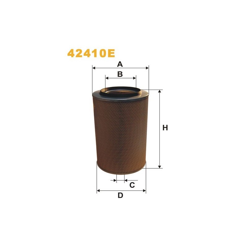 42410E Filtr Powietrza Wix