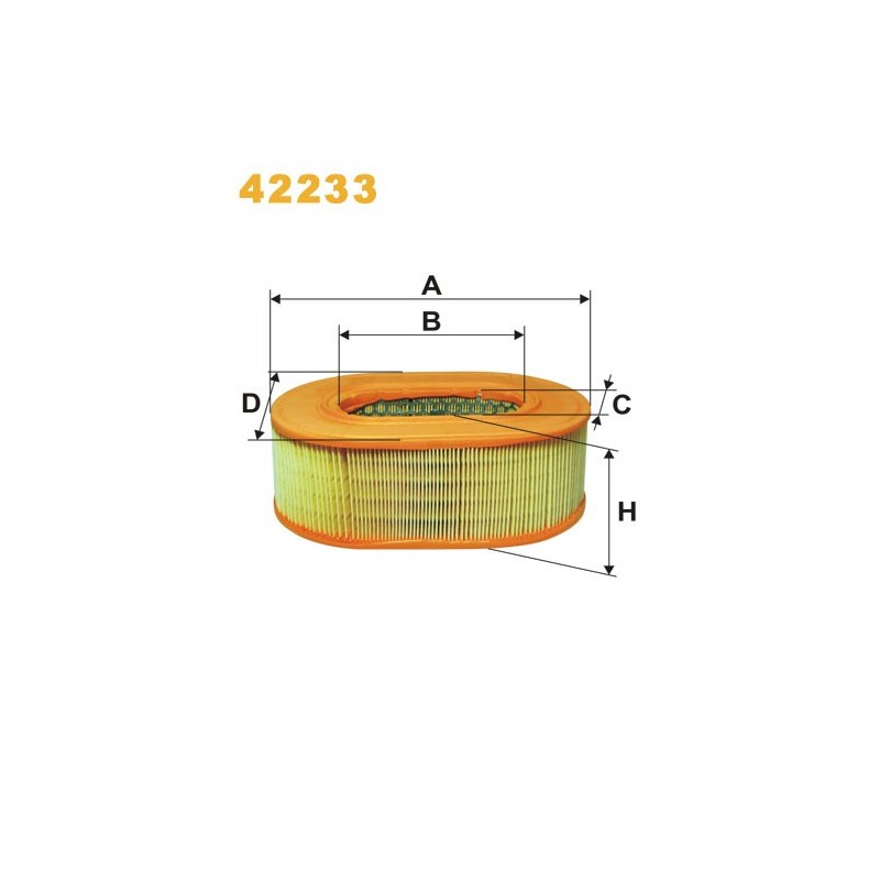 42233 Filtr Powietrza Wix