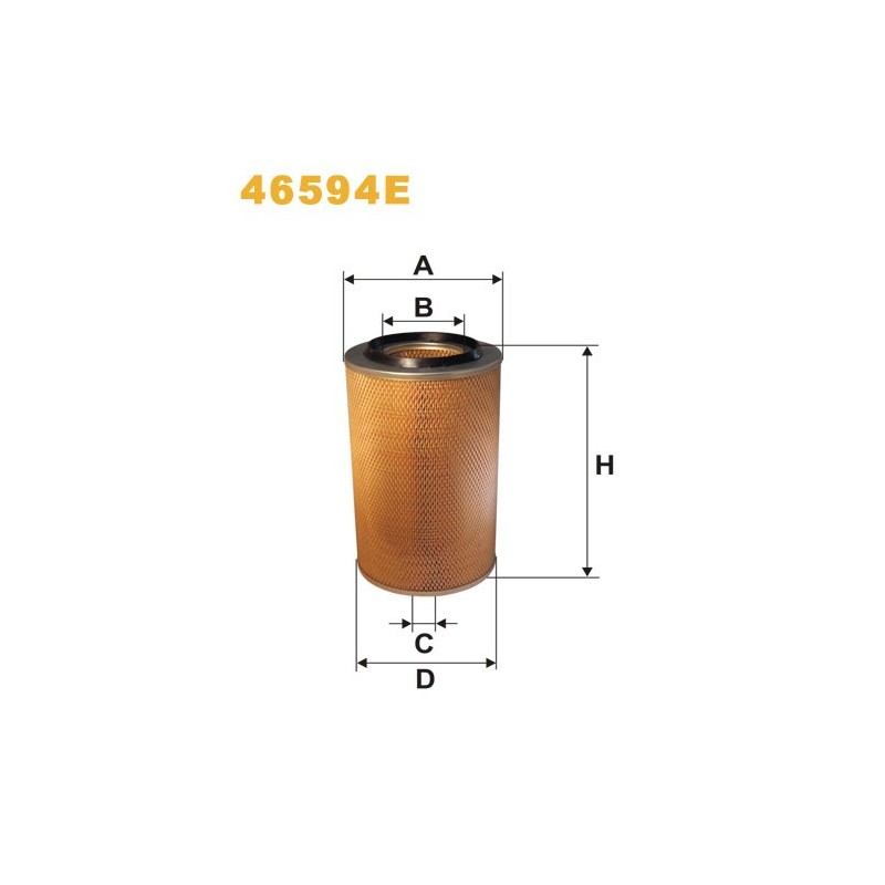 46594E Filtr Powietrza Wix