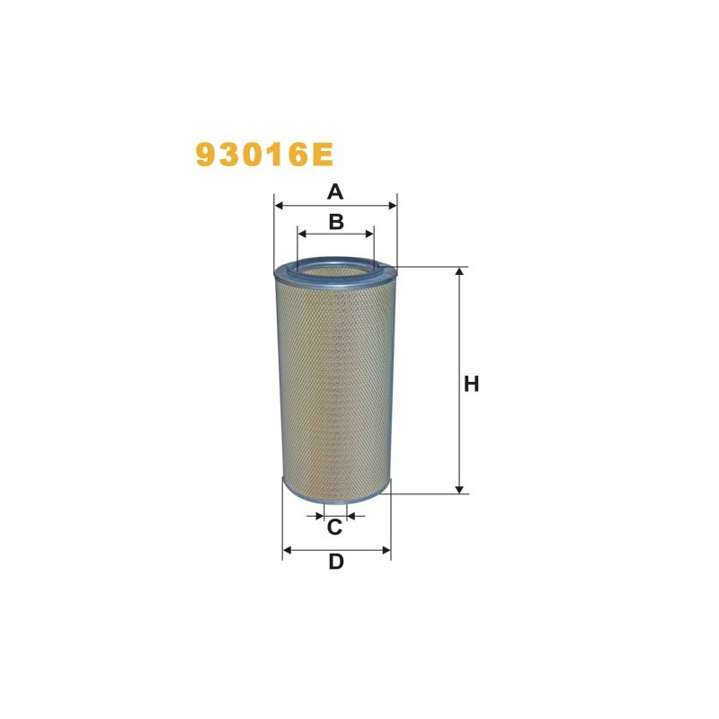 93016E Filtr Powietrza Wix