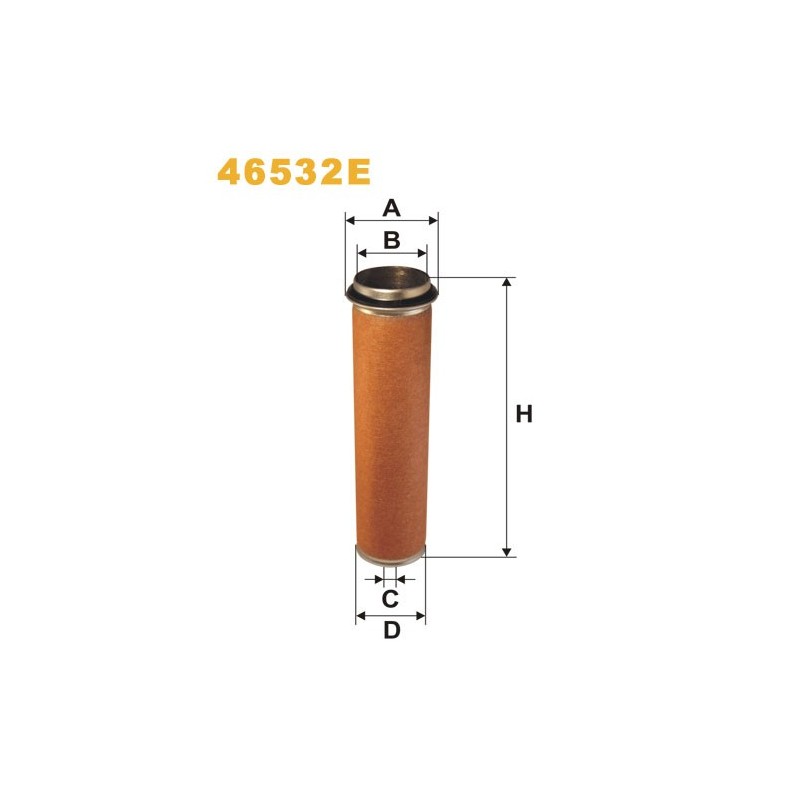 46532E Filtr Powietrza Wix