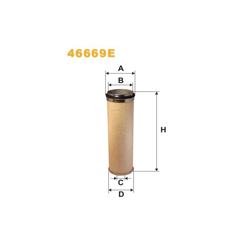 46669E Filtr Powietrza Wix
