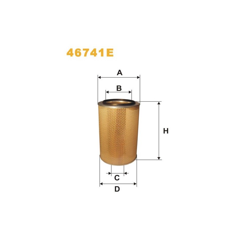 46741E Filtr Powietrza Wix