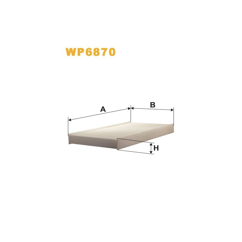 WP6870 K1035  Filtr Kabinowy Wix