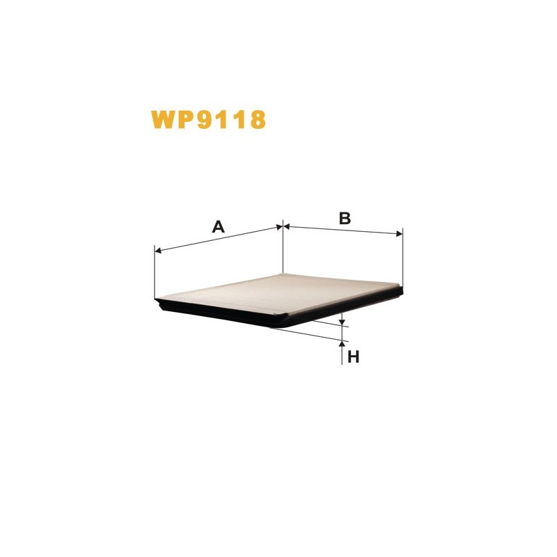 WP9118 Filtr Kabinowy Wix