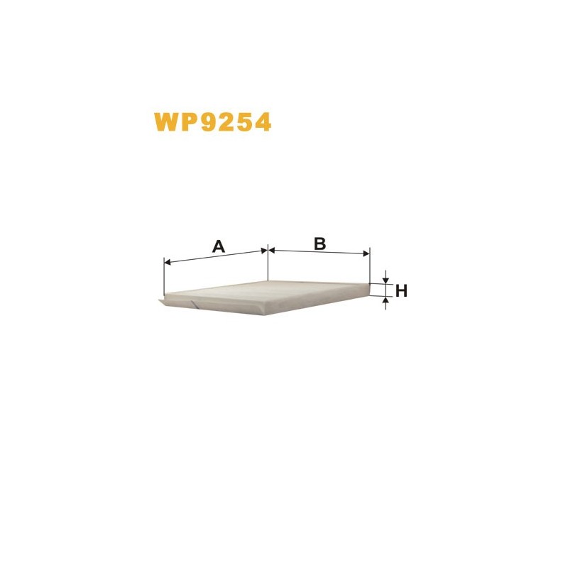 WP9254 Filtr Kabinowy Wix